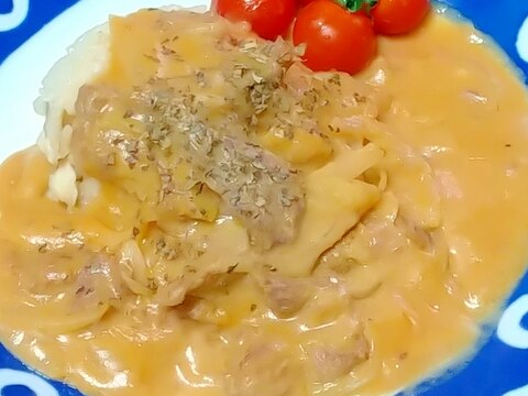 バターと牛乳で作るビーフストロガノフ